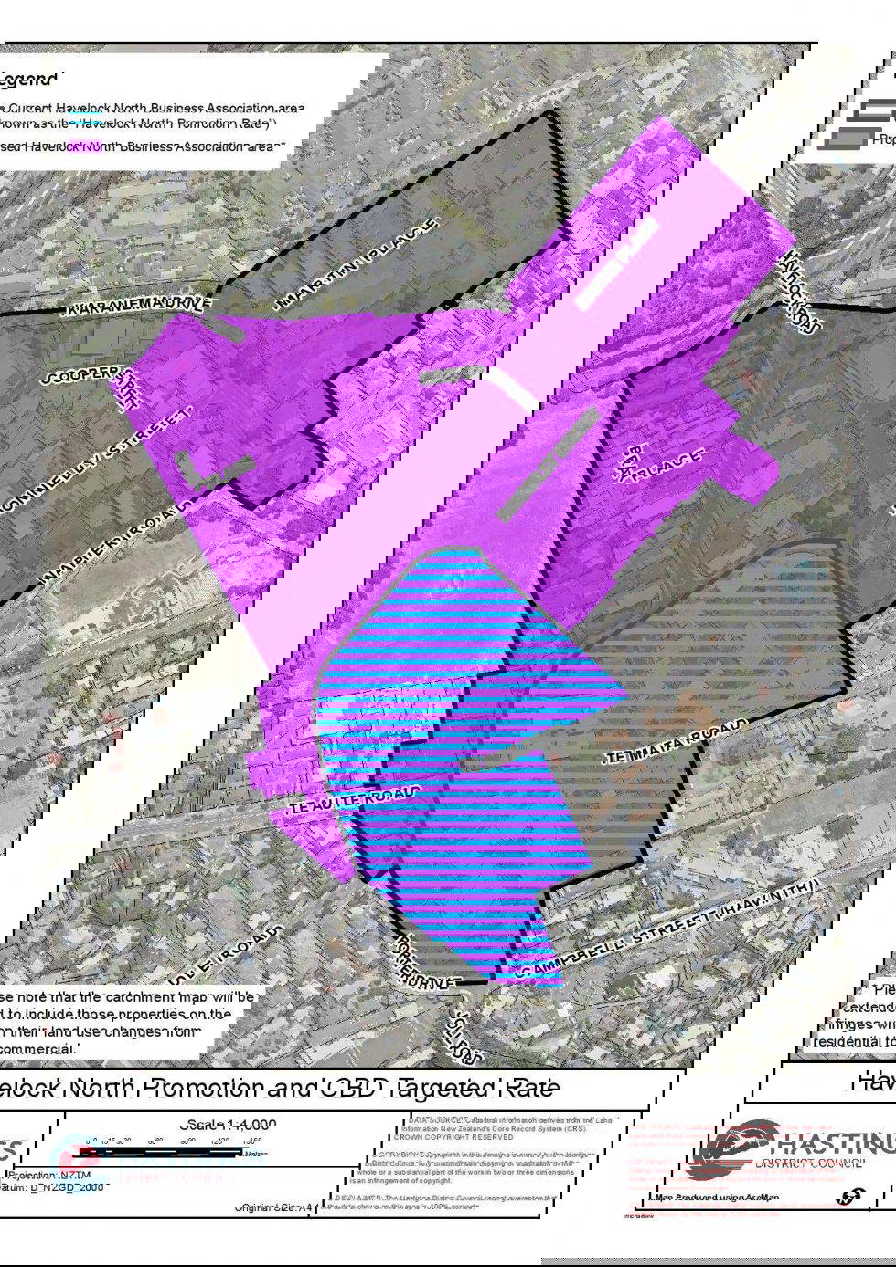 Havelock North CBD Area Havelock North Hawke's Bay